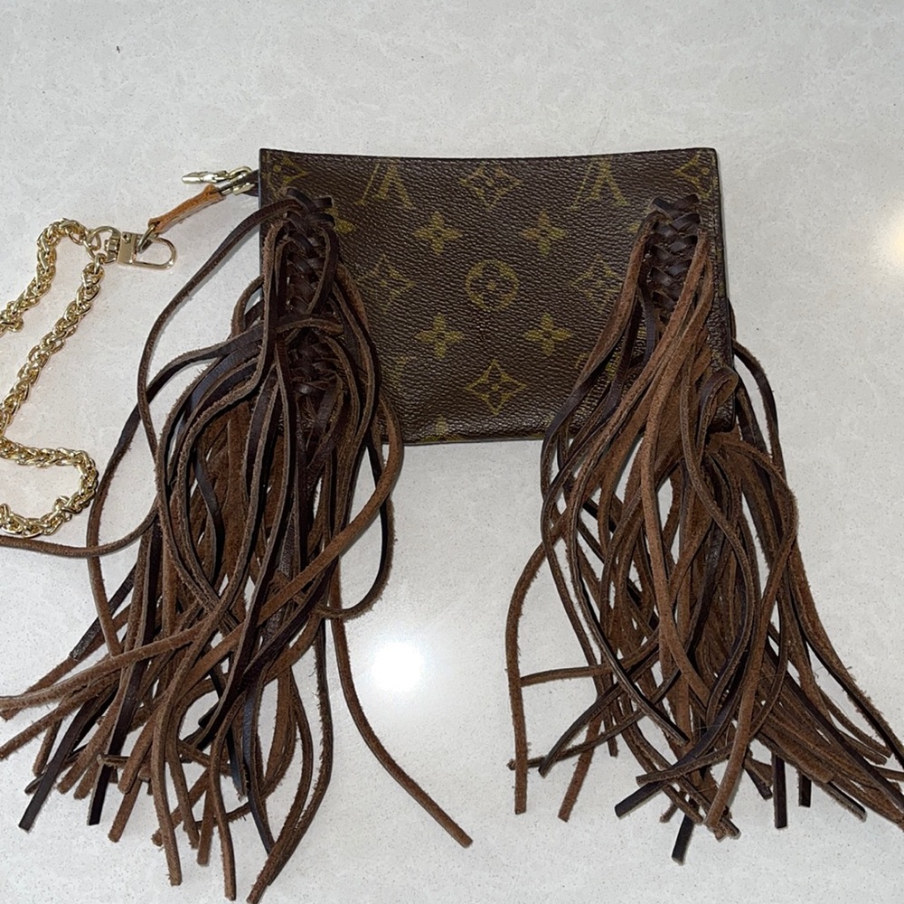 Louis Vuitton vintage boho wristlet